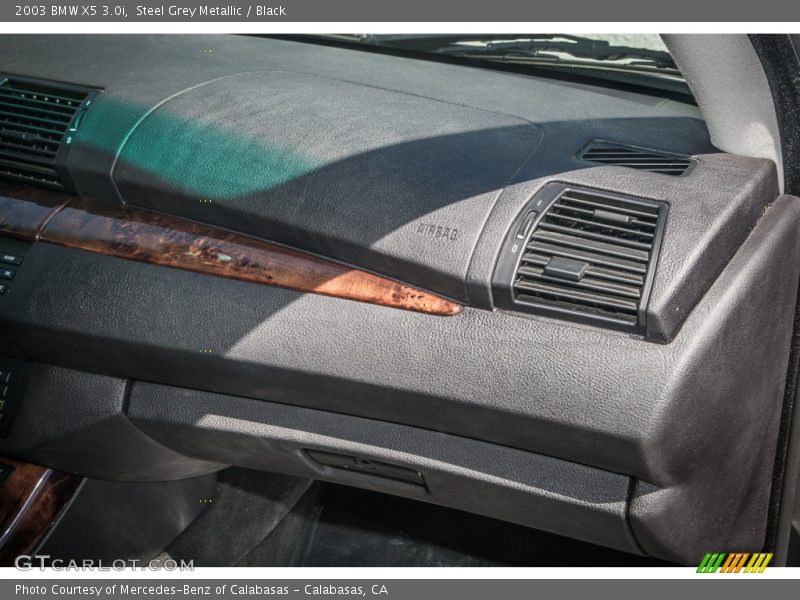 Steel Grey Metallic / Black 2003 BMW X5 3.0i