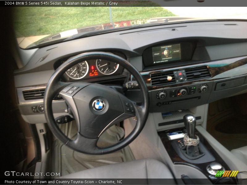 Kalahari Beige Metallic / Grey 2004 BMW 5 Series 545i Sedan