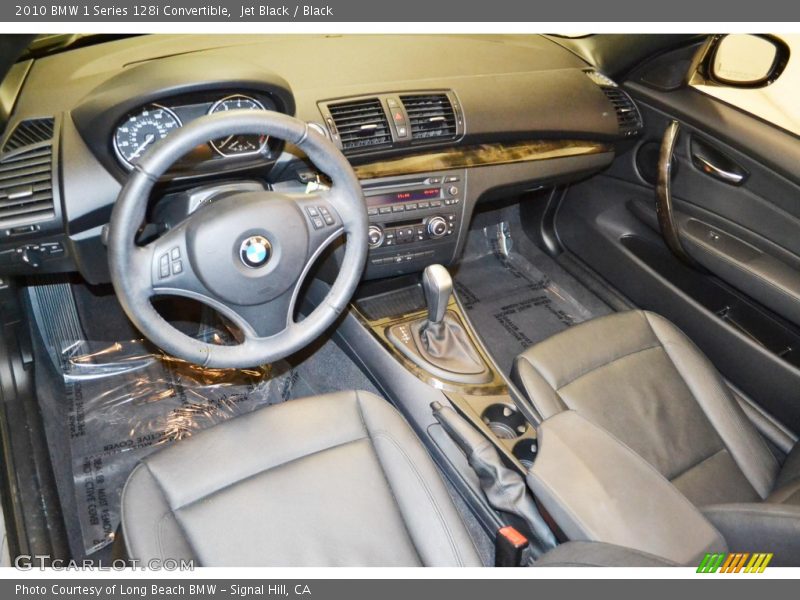 Jet Black / Black 2010 BMW 1 Series 128i Convertible