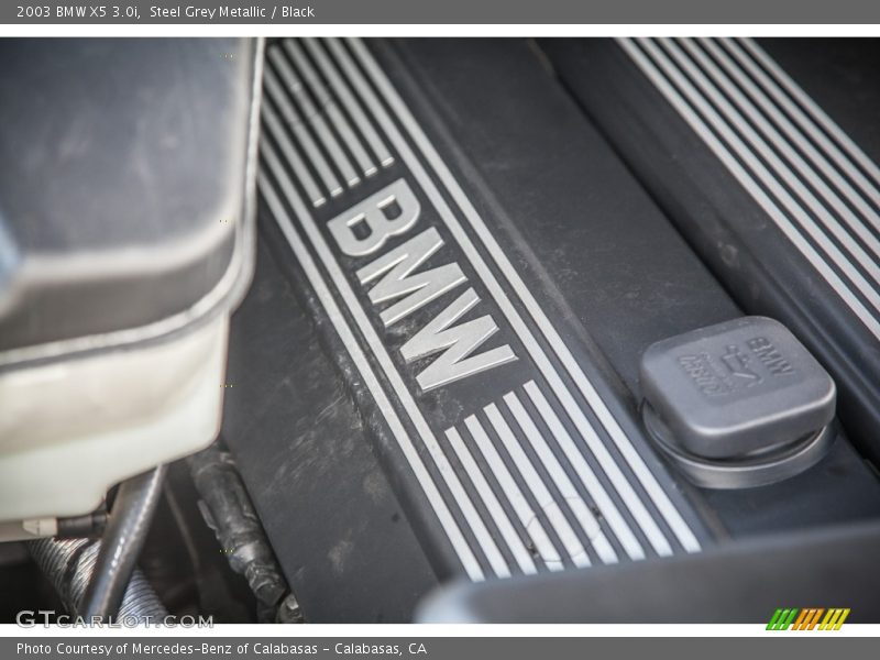 Steel Grey Metallic / Black 2003 BMW X5 3.0i