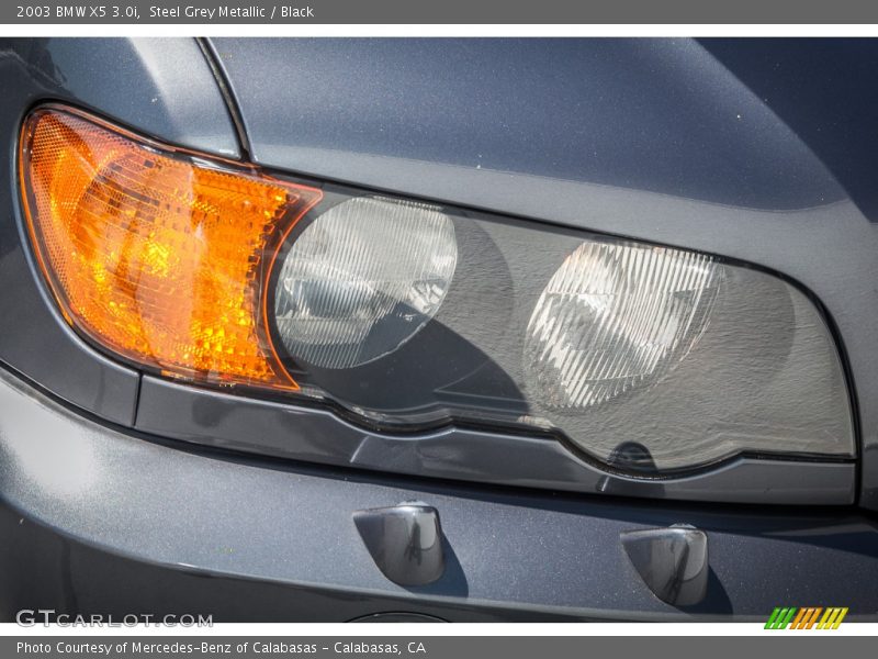 Steel Grey Metallic / Black 2003 BMW X5 3.0i