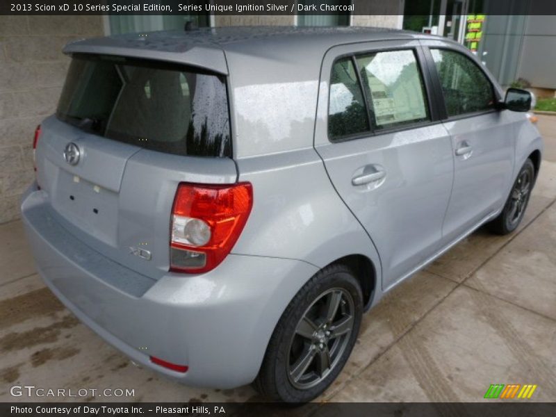 Series Unique Ignition Silver / Dark Charcoal 2013 Scion xD 10 Series Special Edition