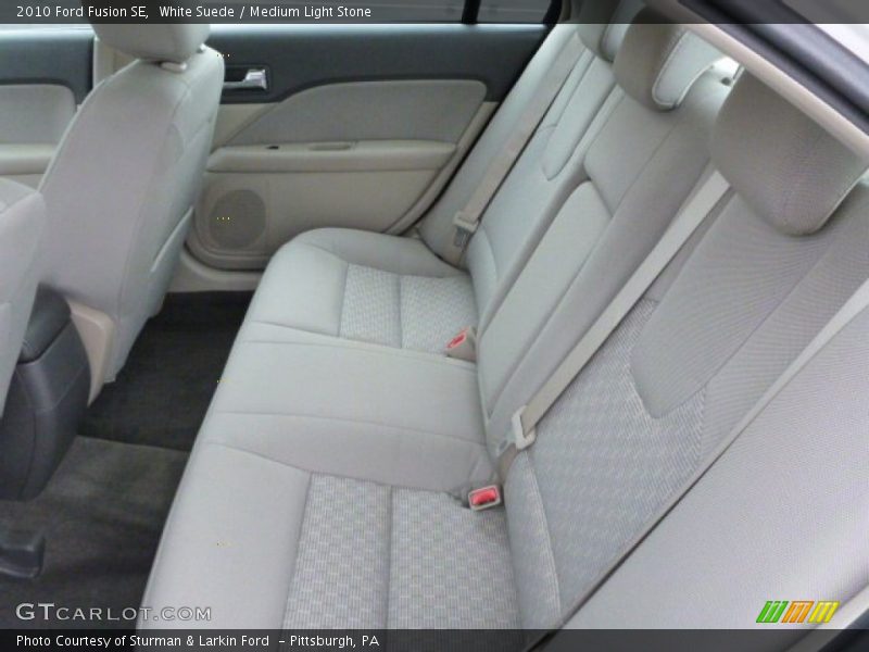 White Suede / Medium Light Stone 2010 Ford Fusion SE