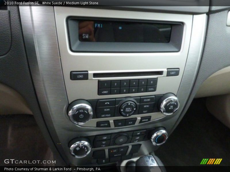 White Suede / Medium Light Stone 2010 Ford Fusion SE