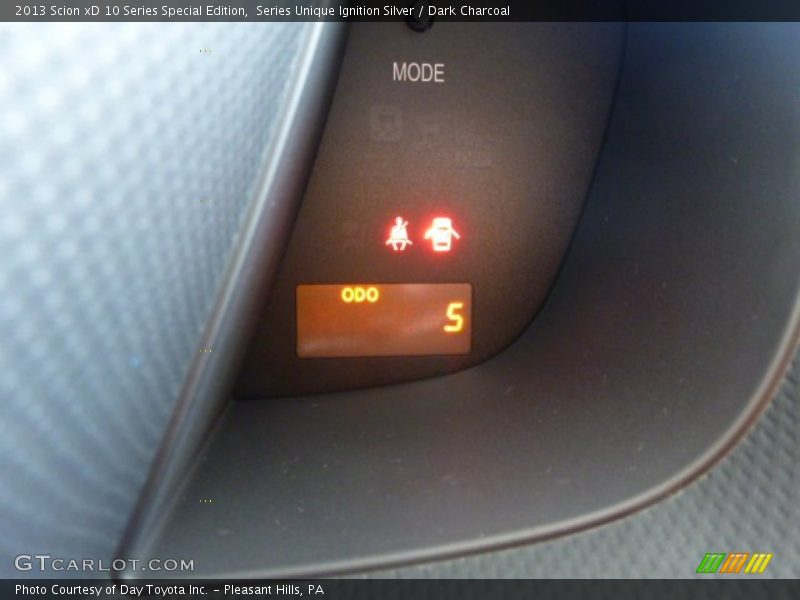 Series Unique Ignition Silver / Dark Charcoal 2013 Scion xD 10 Series Special Edition