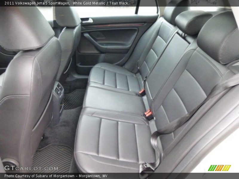 White Gold Metallic / Titan Black 2011 Volkswagen Jetta S SportWagen
