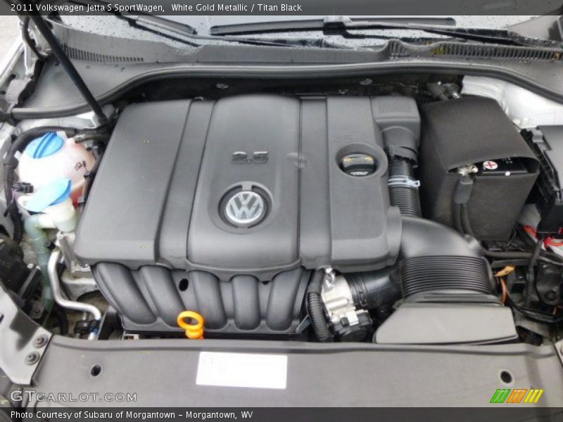 White Gold Metallic / Titan Black 2011 Volkswagen Jetta S SportWagen