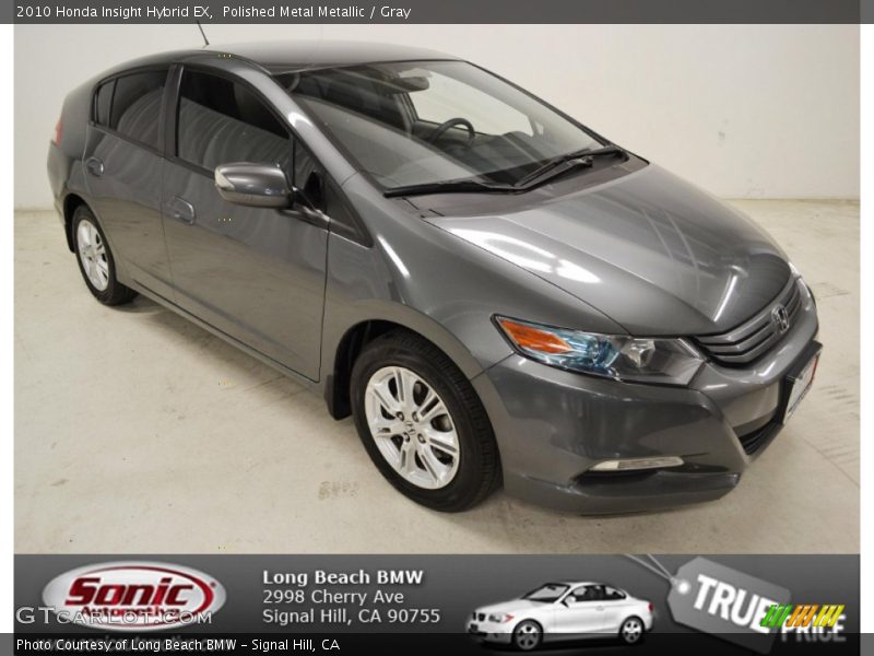 Polished Metal Metallic / Gray 2010 Honda Insight Hybrid EX