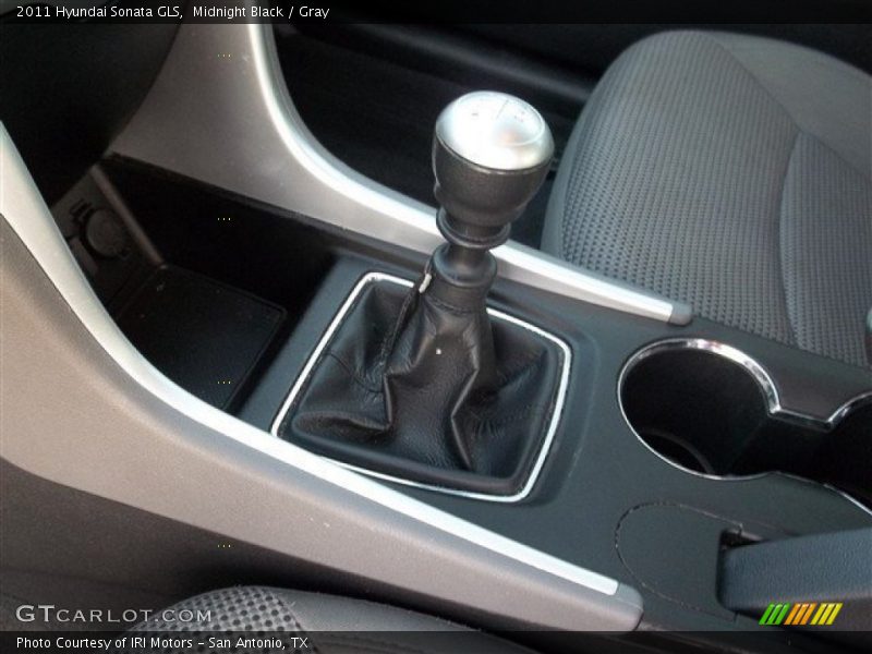 Midnight Black / Gray 2011 Hyundai Sonata GLS