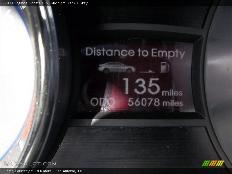 Midnight Black / Gray 2011 Hyundai Sonata GLS