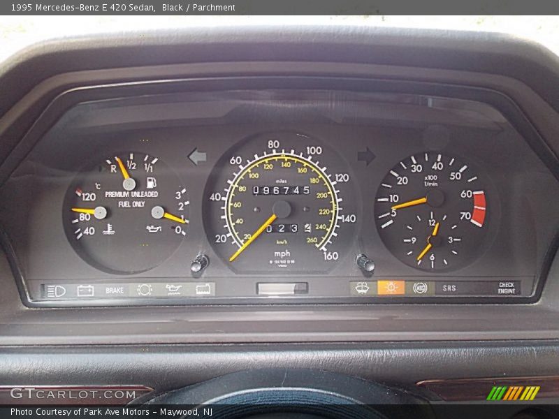  1995 E 420 Sedan 420 Sedan Gauges