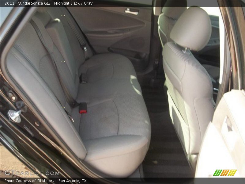 Midnight Black / Gray 2011 Hyundai Sonata GLS