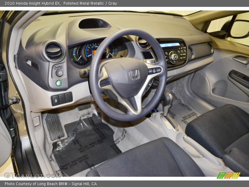Polished Metal Metallic / Gray 2010 Honda Insight Hybrid EX