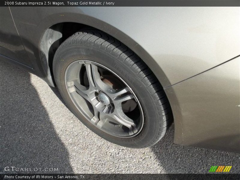 Topaz Gold Metallic / Ivory 2008 Subaru Impreza 2.5i Wagon
