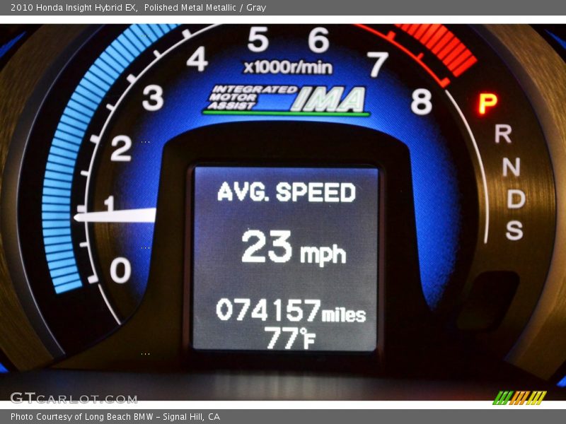 Polished Metal Metallic / Gray 2010 Honda Insight Hybrid EX
