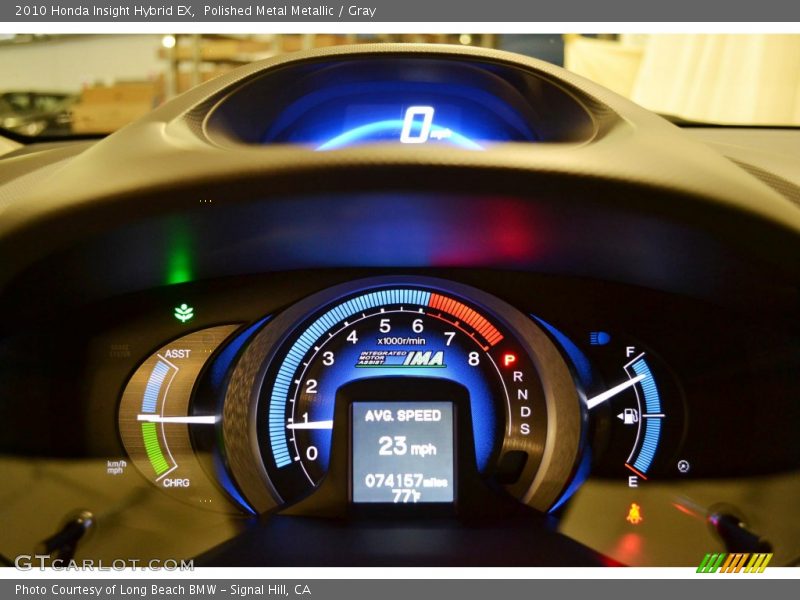 Polished Metal Metallic / Gray 2010 Honda Insight Hybrid EX