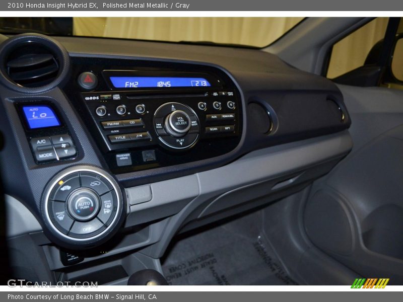 Polished Metal Metallic / Gray 2010 Honda Insight Hybrid EX