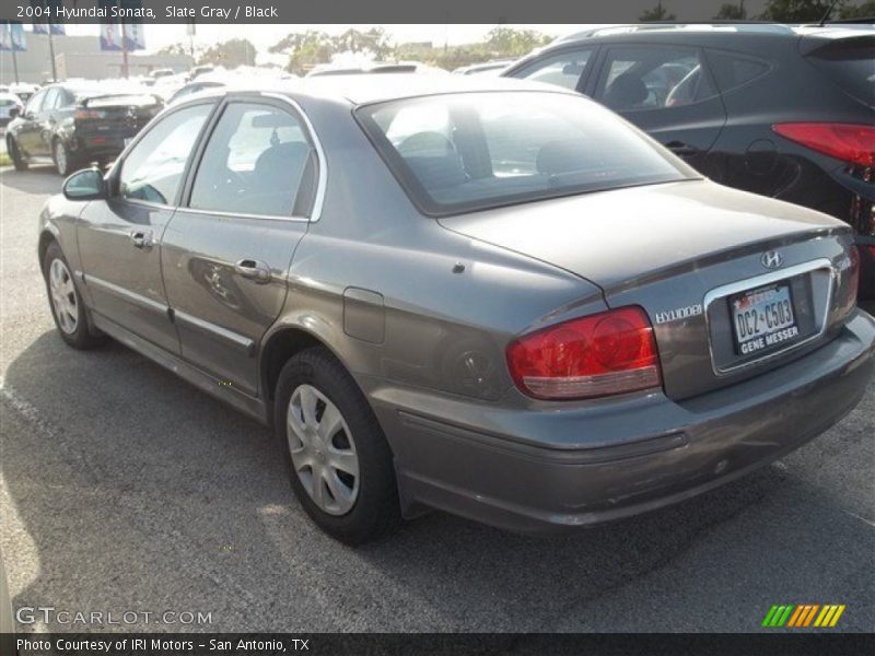 Slate Gray / Black 2004 Hyundai Sonata