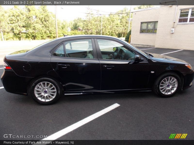 Black / Parchment 2011 Saab 9-3 2.0T Sport Sedan