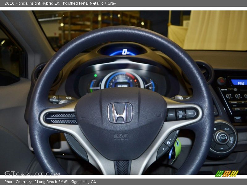 Polished Metal Metallic / Gray 2010 Honda Insight Hybrid EX