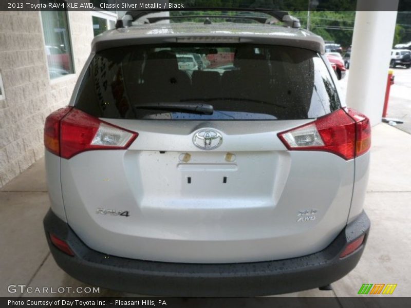 Classic Silver Metallic / Black 2013 Toyota RAV4 XLE AWD
