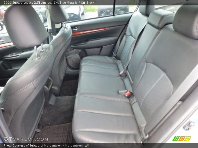 Rear Seat of 2011 Legacy 2.5i Limited