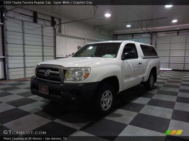 Super White / Graphite Gray 2009 Toyota Tacoma Regular Cab