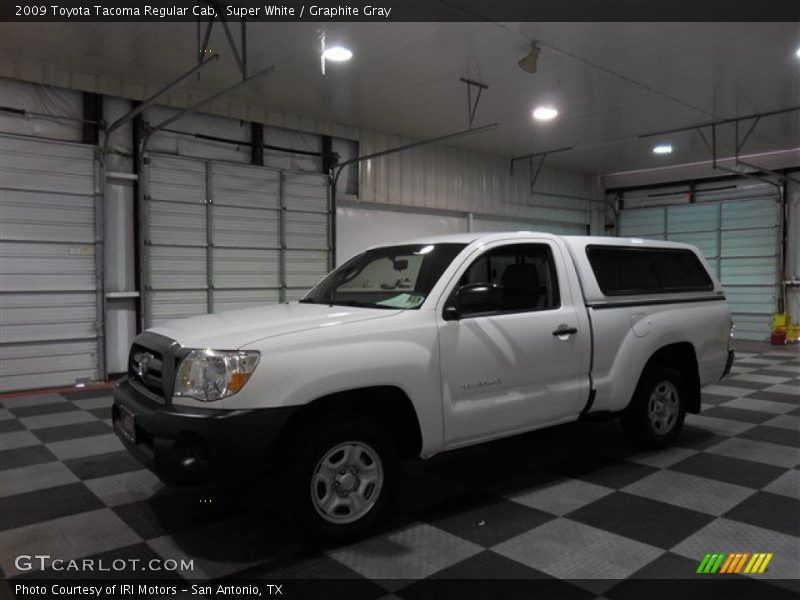 Super White / Graphite Gray 2009 Toyota Tacoma Regular Cab