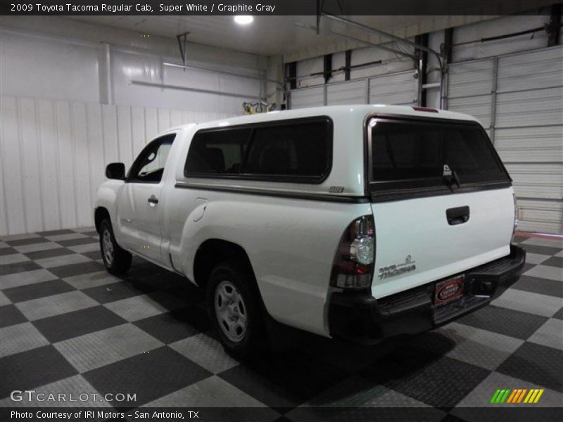 Super White / Graphite Gray 2009 Toyota Tacoma Regular Cab