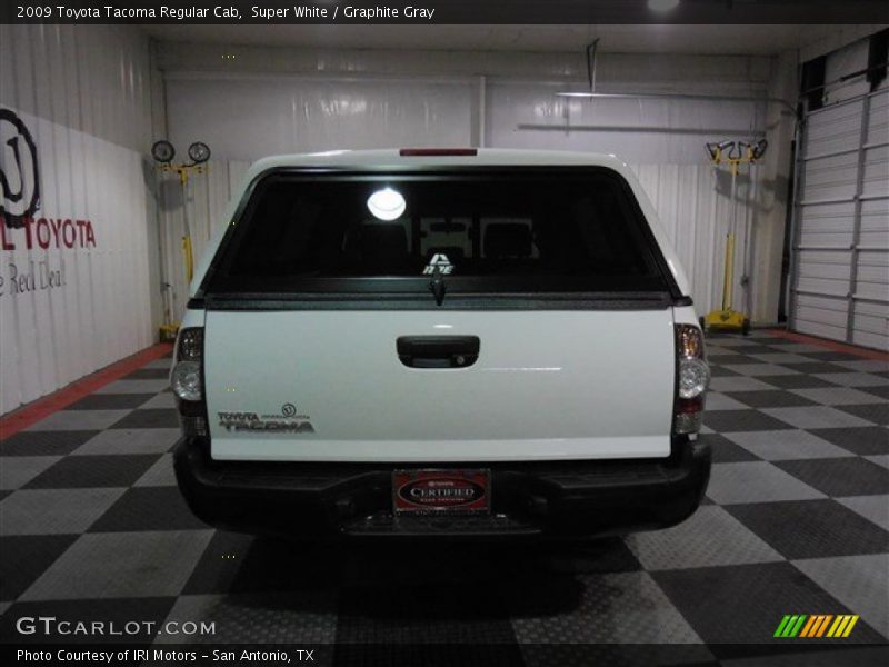 Super White / Graphite Gray 2009 Toyota Tacoma Regular Cab