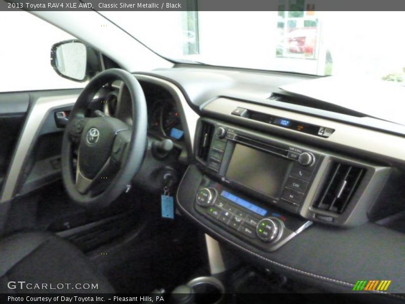 Classic Silver Metallic / Black 2013 Toyota RAV4 XLE AWD