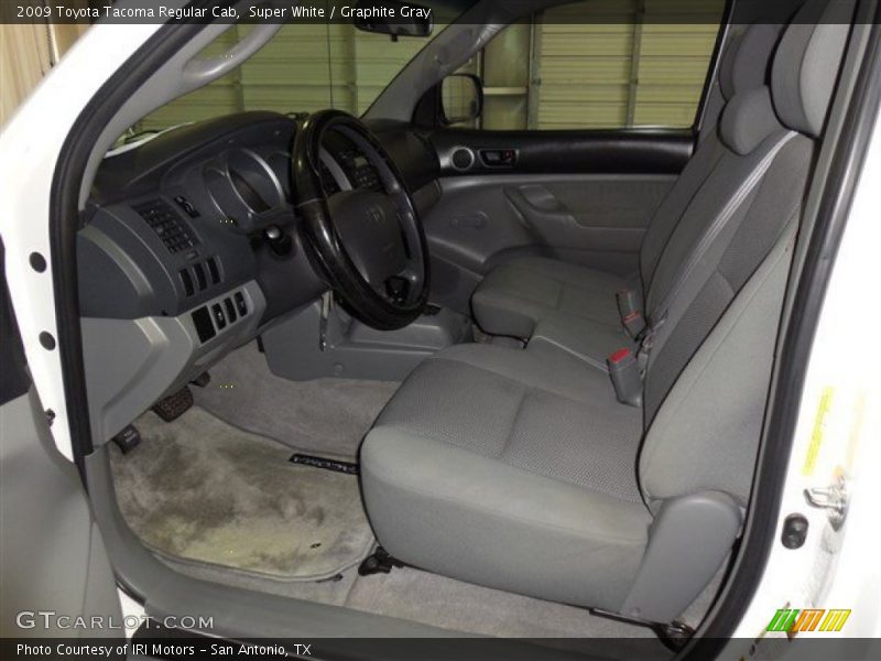Super White / Graphite Gray 2009 Toyota Tacoma Regular Cab