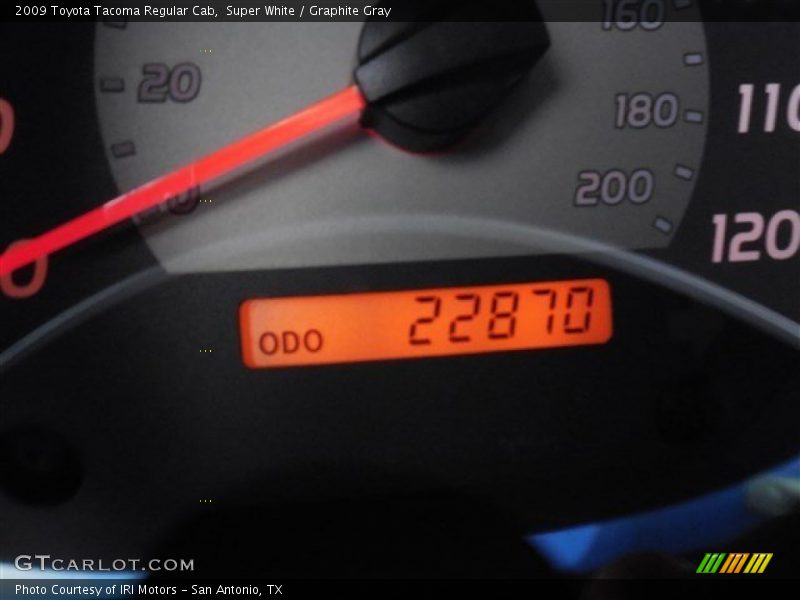 Super White / Graphite Gray 2009 Toyota Tacoma Regular Cab