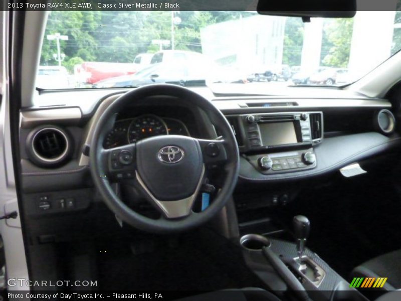 Classic Silver Metallic / Black 2013 Toyota RAV4 XLE AWD