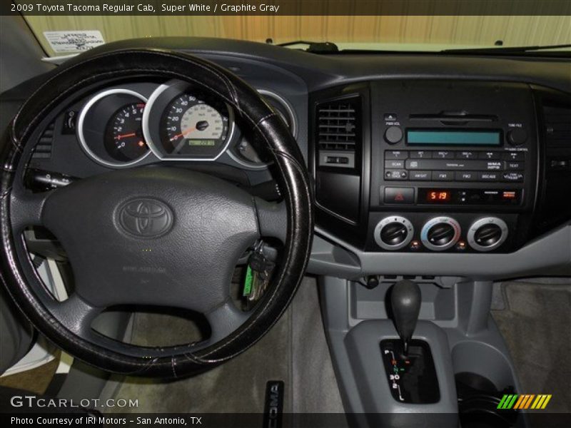 Super White / Graphite Gray 2009 Toyota Tacoma Regular Cab