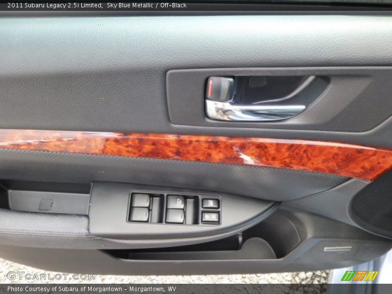 Sky Blue Metallic / Off-Black 2011 Subaru Legacy 2.5i Limited