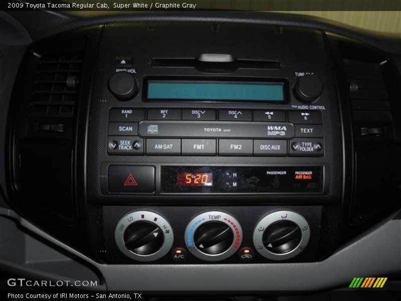 Super White / Graphite Gray 2009 Toyota Tacoma Regular Cab