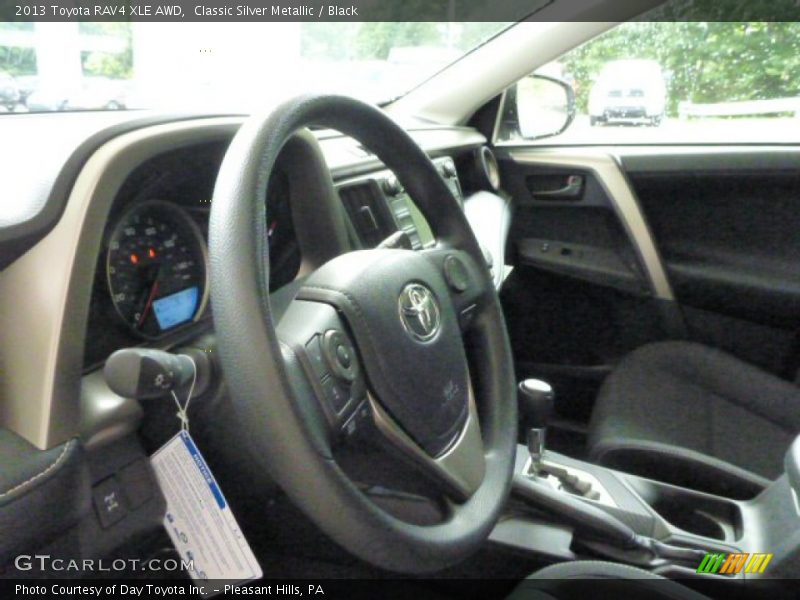 Classic Silver Metallic / Black 2013 Toyota RAV4 XLE AWD