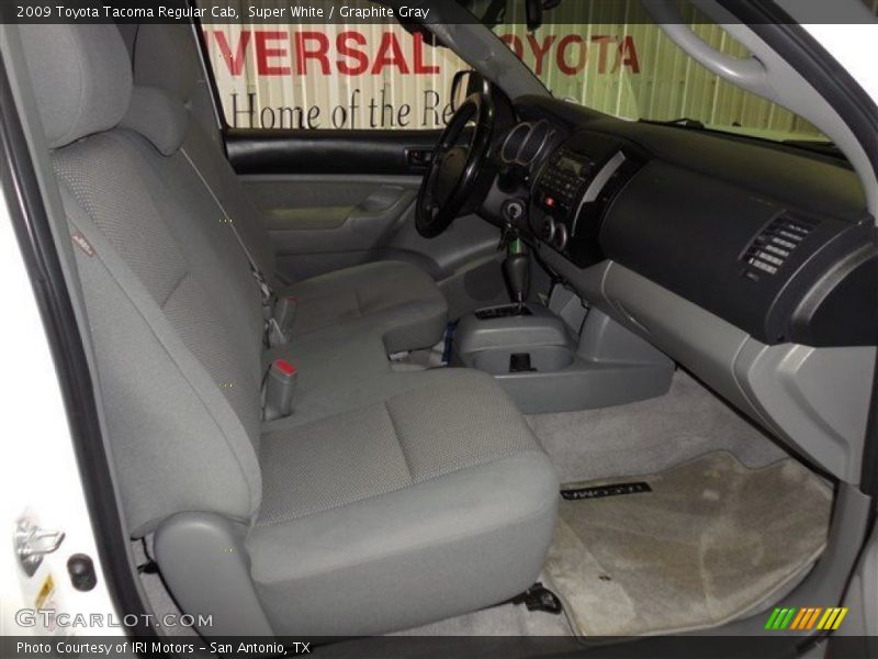 Super White / Graphite Gray 2009 Toyota Tacoma Regular Cab