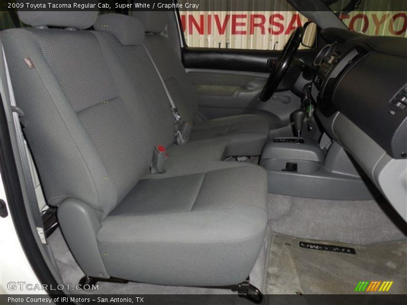 Super White / Graphite Gray 2009 Toyota Tacoma Regular Cab