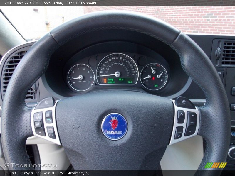 Black / Parchment 2011 Saab 9-3 2.0T Sport Sedan