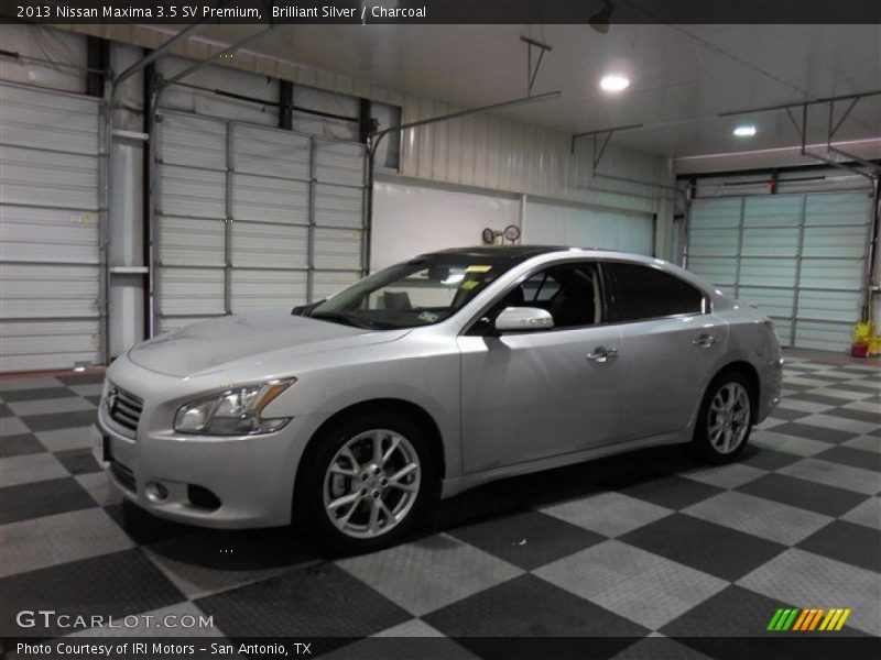 Brilliant Silver / Charcoal 2013 Nissan Maxima 3.5 SV Premium