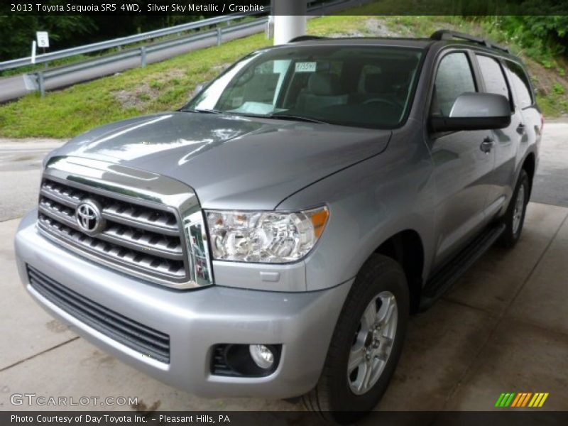 Silver Sky Metallic / Graphite 2013 Toyota Sequoia SR5 4WD