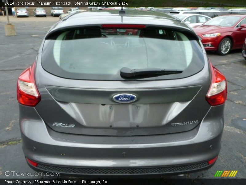 Sterling Gray / Charcoal Black 2014 Ford Focus Titanium Hatchback