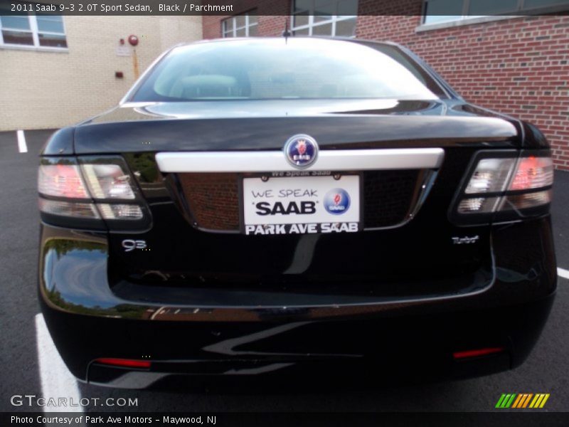 Black / Parchment 2011 Saab 9-3 2.0T Sport Sedan