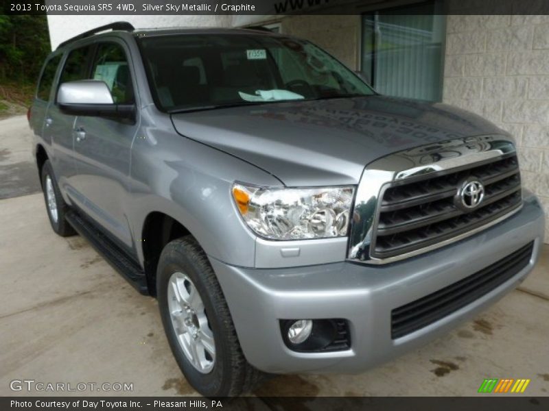 Silver Sky Metallic / Graphite 2013 Toyota Sequoia SR5 4WD