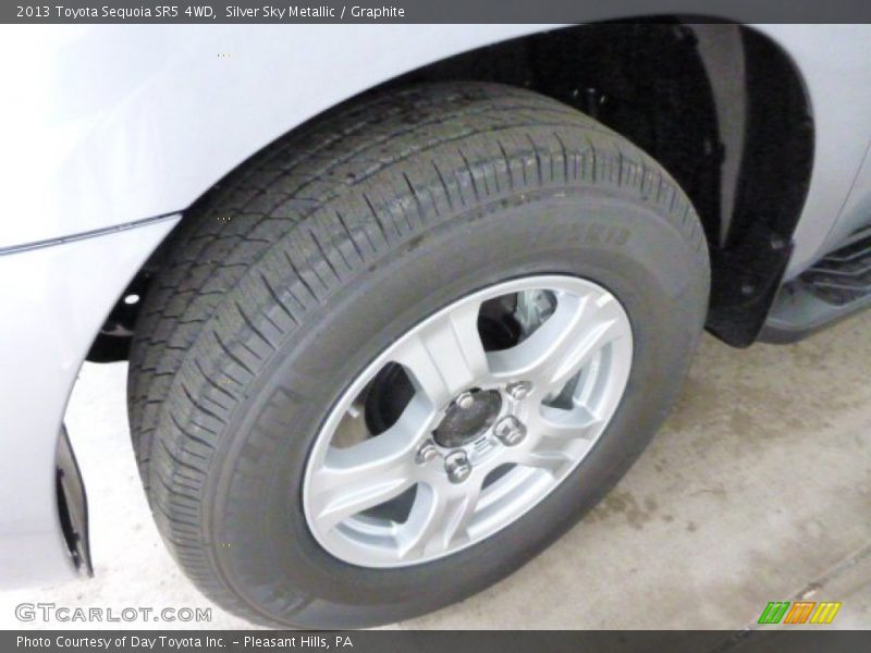 Silver Sky Metallic / Graphite 2013 Toyota Sequoia SR5 4WD