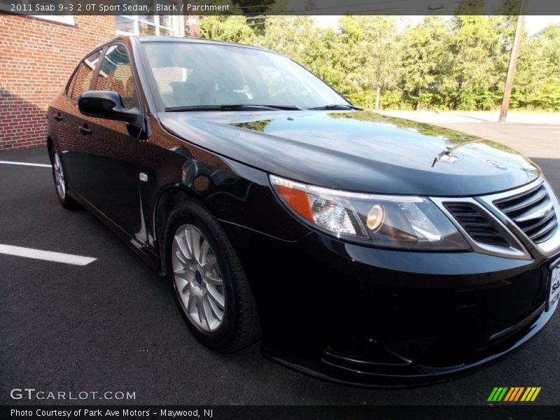 Black / Parchment 2011 Saab 9-3 2.0T Sport Sedan