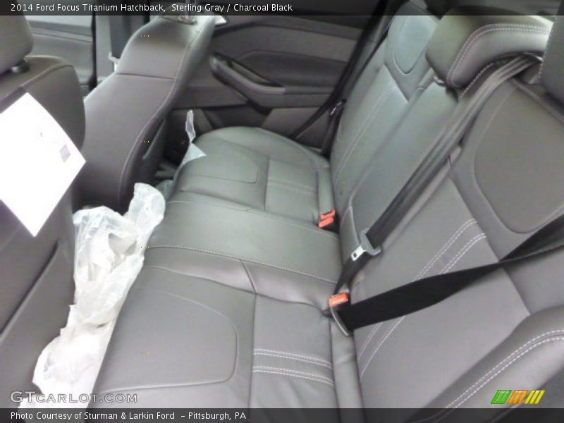 Rear Seat of 2014 Focus Titanium Hatchback
