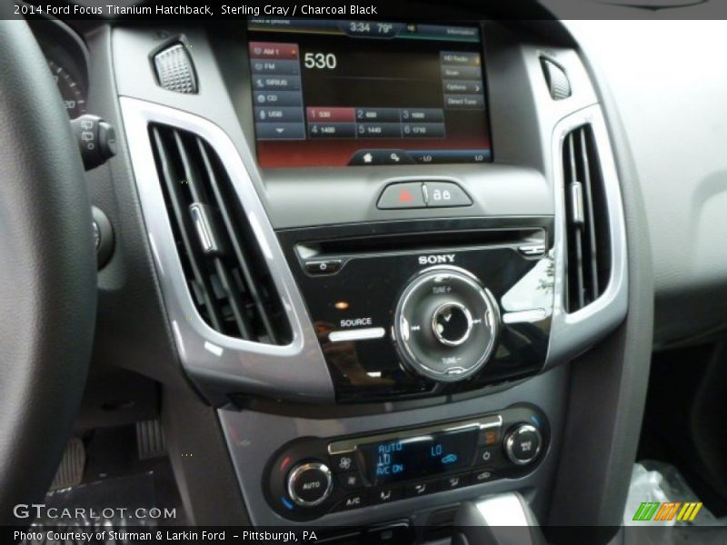 Controls of 2014 Focus Titanium Hatchback